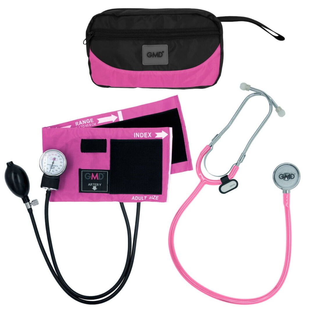 Kit de Tensiómetro y Fonendoscopio Fusion GMD Colors Fucsia