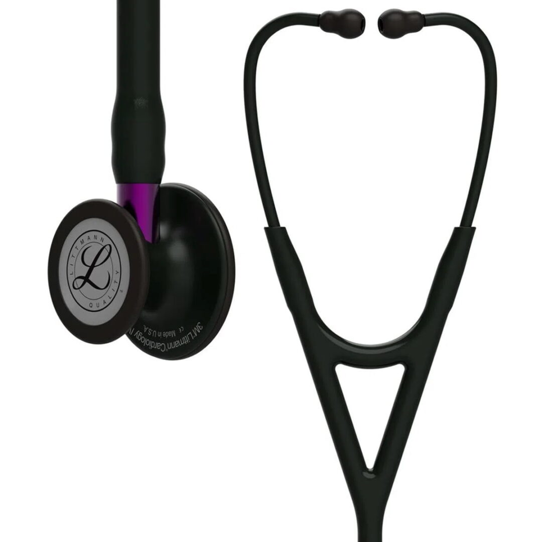 Fonendoscopio Littmann Cardiology IV Negro Vástago Violeta
