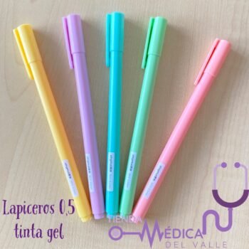 Set X 5 Lapiceros de colores Ref 003