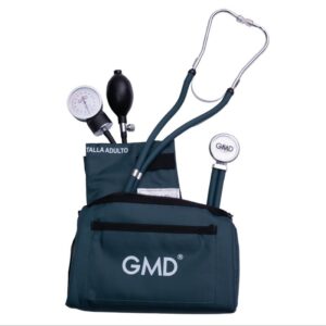 Kit de fonendoscopio doble manguera y Tensiómetro verde