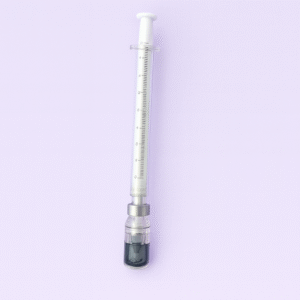 lapicero jeringa con ampolla blanco