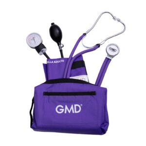 Kit de fonendoscopio doble manguera y Tensiómetro morado