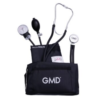 Kit de fonendoscopio doble manguera y Tensiómetro negro GMD