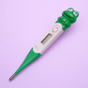Termómetro digital de punta flexible con diseño de una tierna ranita Envíos a toda Colombia