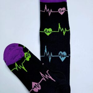 Medias de compresión negras EKG