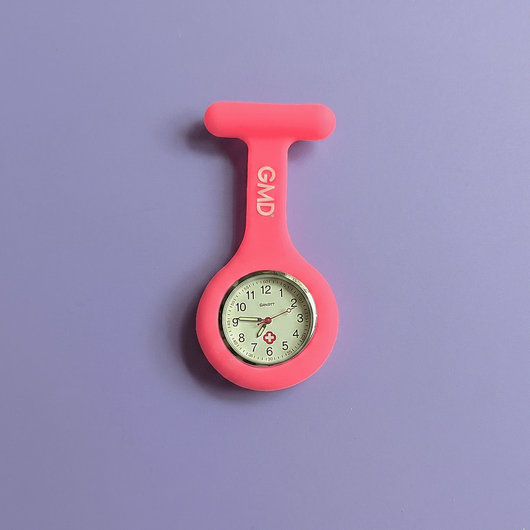 Reloj sencillo GMD Rosado Neón