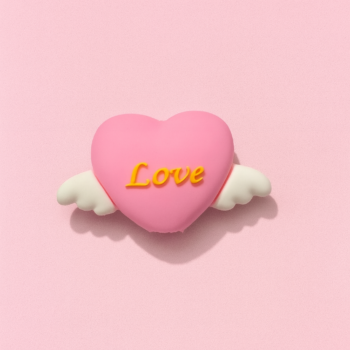 Pin para fonendo y martillo Pink Love