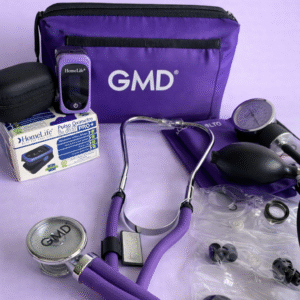 Kit Fonendoscopio, Tensiómetro y Oxímetro Kit inicio prácticas estudiantes Enfermería, Medicina y salud en general