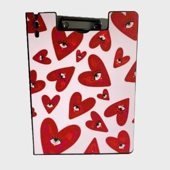 Tabla de apoyo o planillero Corazones