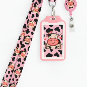 kit landyard + yoyo + escarapela vaquita