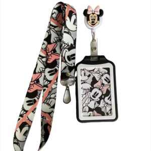 kit landyard + yoyo + escarapela minnie ref 088