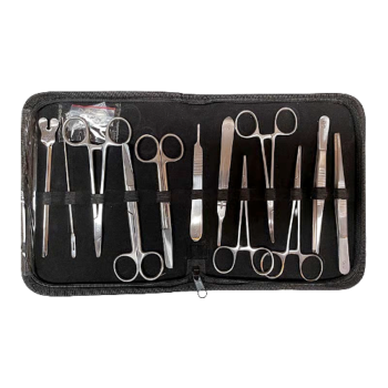 Kit de Disección GMD 13 Piezas en Acero Inoxidable para Estudiantes y Profesionales de la Salud