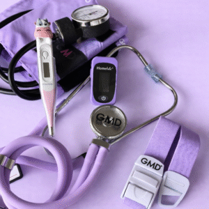 Kit Médico / Kit Enfermería (Fonendoscopio, Tensiómetro, Oxímetro, Termómetro y Torniquete)