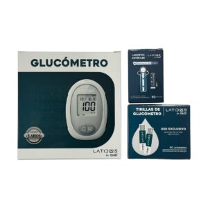 Glucómetro Latidos By GMD + 100 Lancetas y 50 tirillas