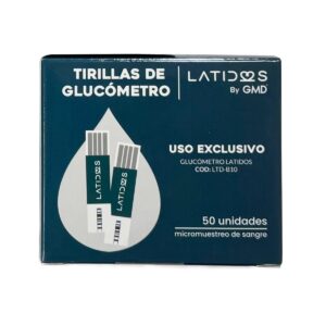 50 Tirillas de Glucómetro Latidos By GMD
