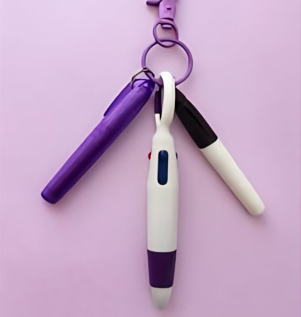 kit lapicero 4 minas, resaltador y mini sharpie