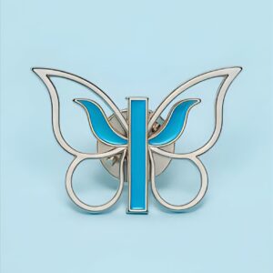 broche psicología mariposa