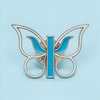 Broche Psicología Mariposa