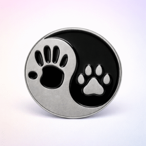 Broche Huellitas Yin Yang