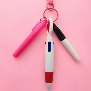 copia de kit lapicero 4 minas, resaltador y mini sharpie morado