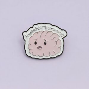 copia de broche símbolo psicología morado