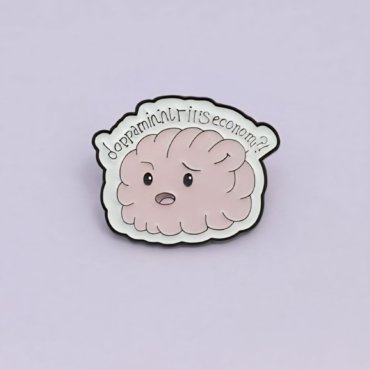 copia de broche símbolo psicología morado