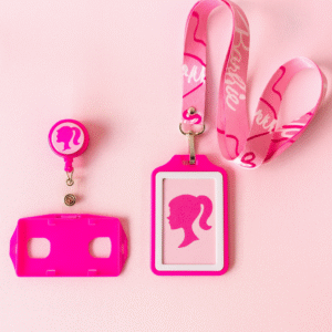 Kit Landyard + Yoyo + Escarapela Barbie