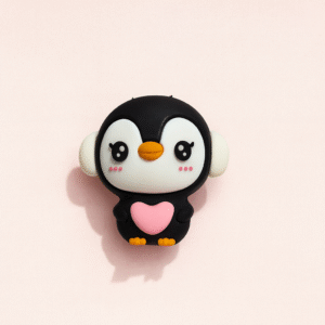 copia de pin para fonendo y martillo pingüino negro