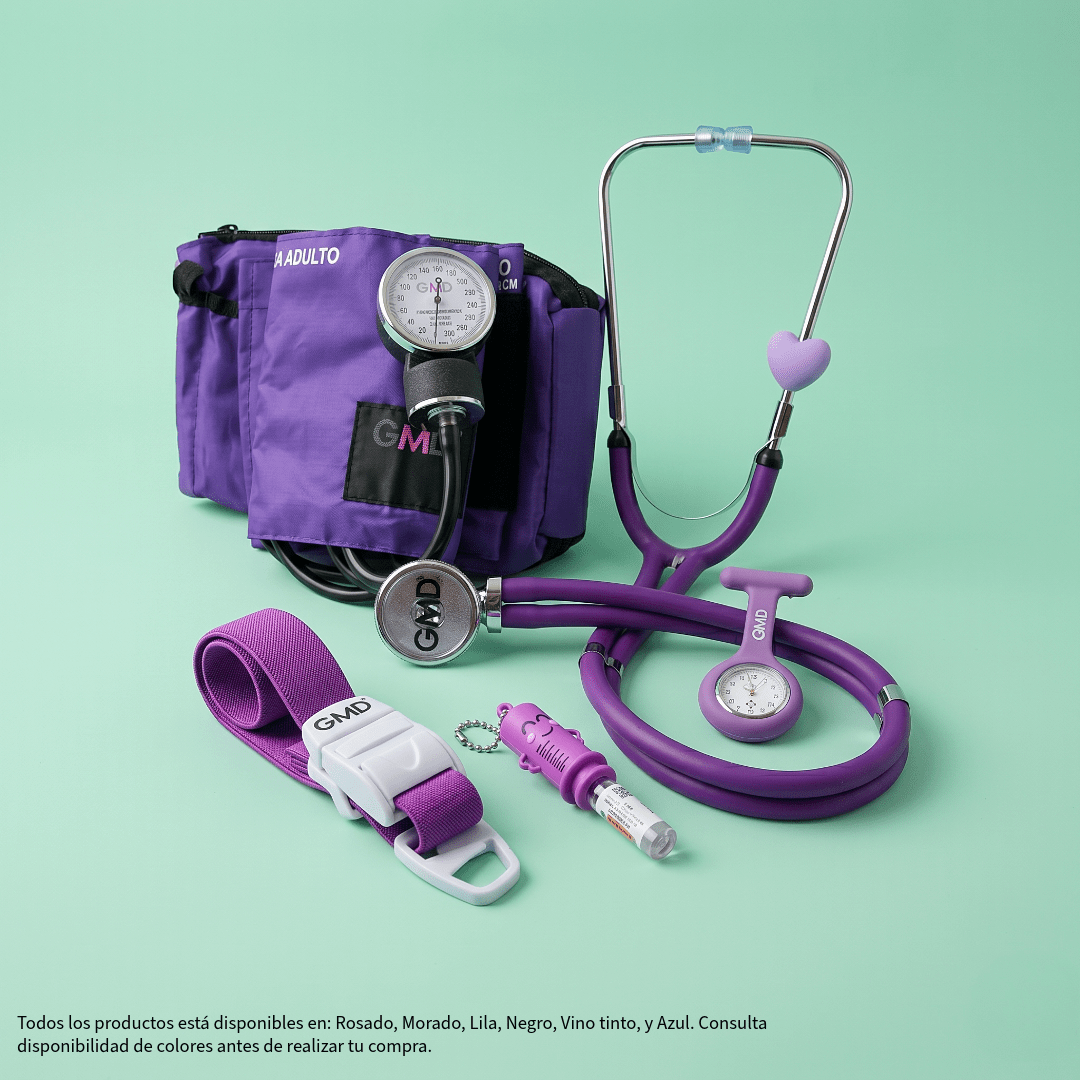 Kit Enfermería (Fonendo, Tensiómetro, Torniquete, Reloj, Rompeampollas y Obsequio)