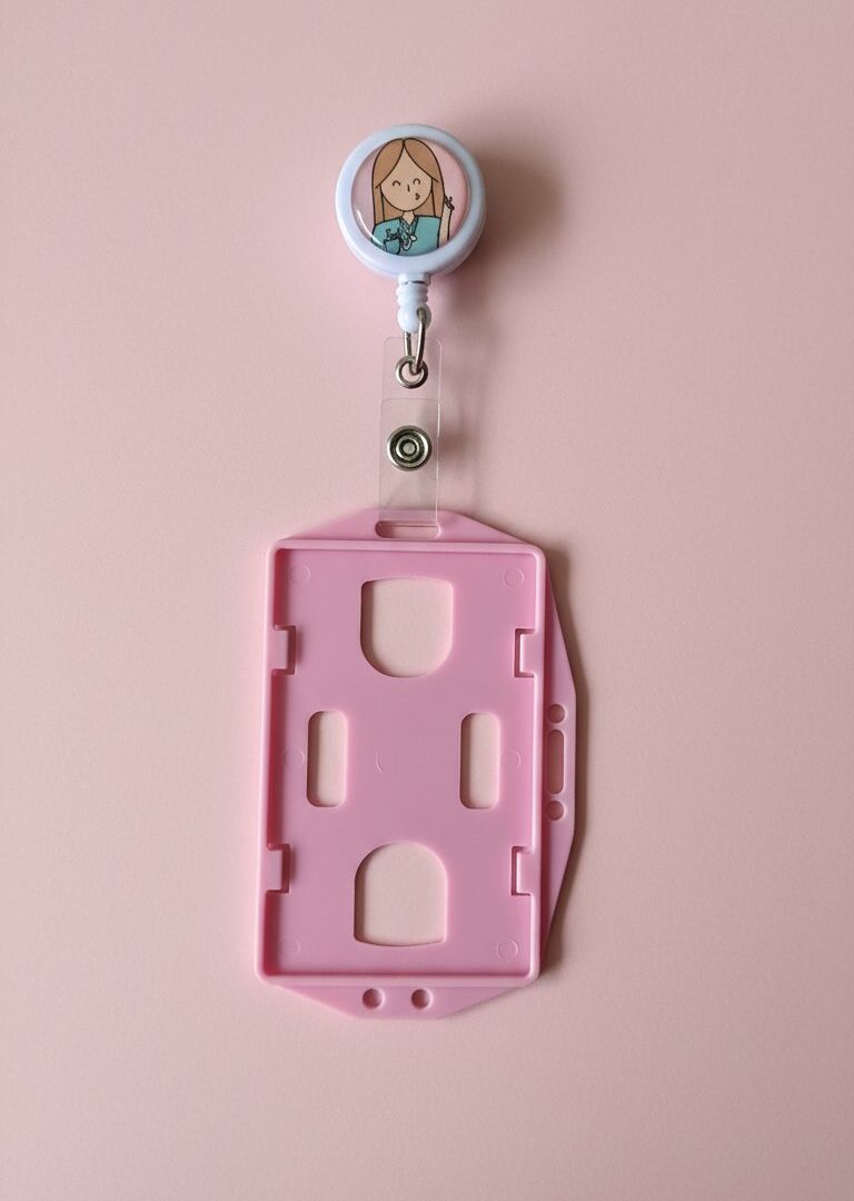 Portacarnet con Yoyo Enfermera