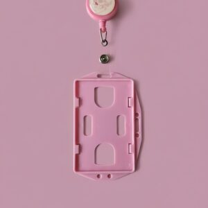 Portacarnet con Yoyo Craneo Pink