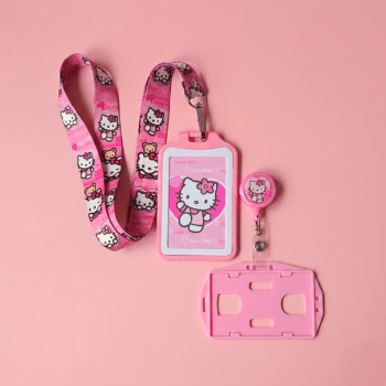 Kit Landyard + Yoyo + Escarapela Hello Kitty Ref 023