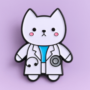 Broche Doctor Gatito