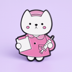 Broche Enfermera Gatita