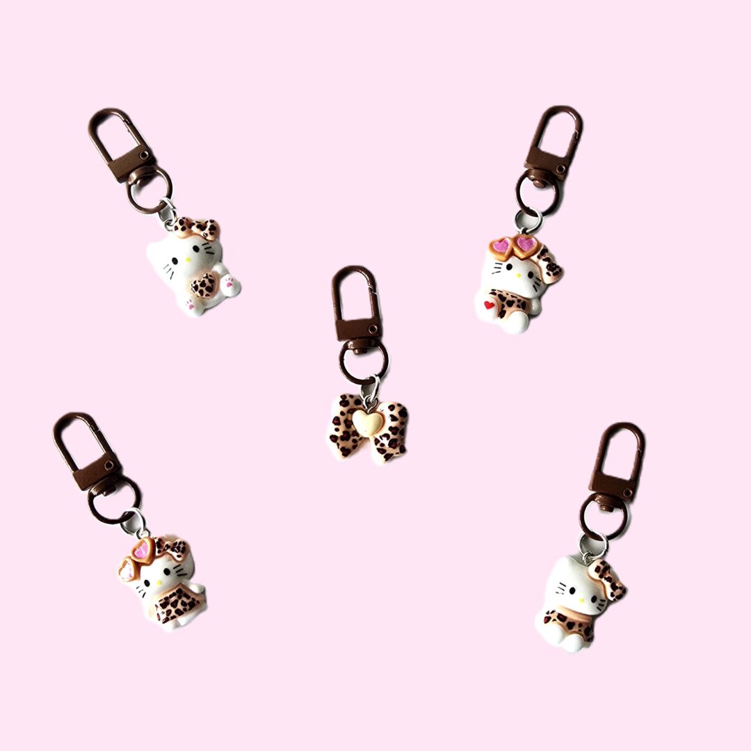 Mini Llavero Hello Kitty Animal Print