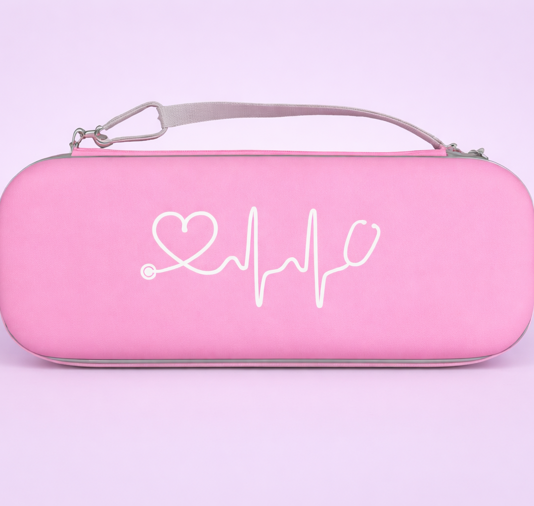 Estuche para Estetoscopio en EVA Rosado | Protector Antifluido y Acolchado