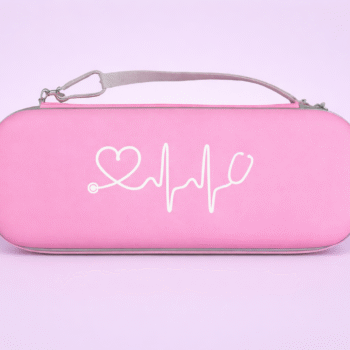 Estuche para Estetoscopio en EVA Rosado | Protector Antifluido y Acolchado