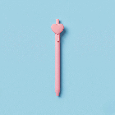 lapicero rosado corazpn