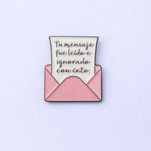 Broche Tu mensaje fue leído e ignorado con éxito