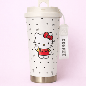 Termo Térmico Hello Kitty blanco – Acero inoxidable conserva frío y calor