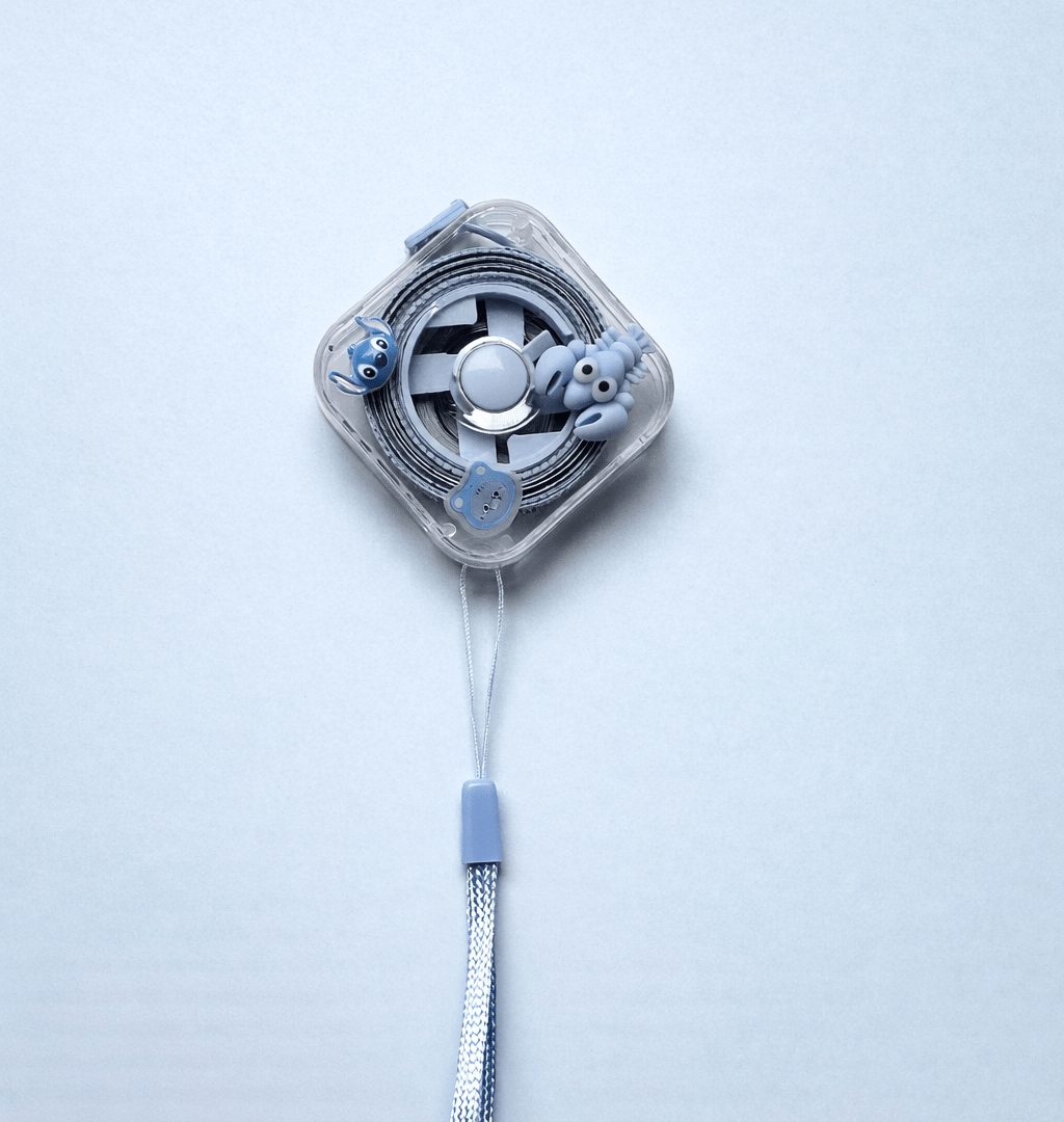 Cinta Métrica Cuadrada Azul 2 Metros