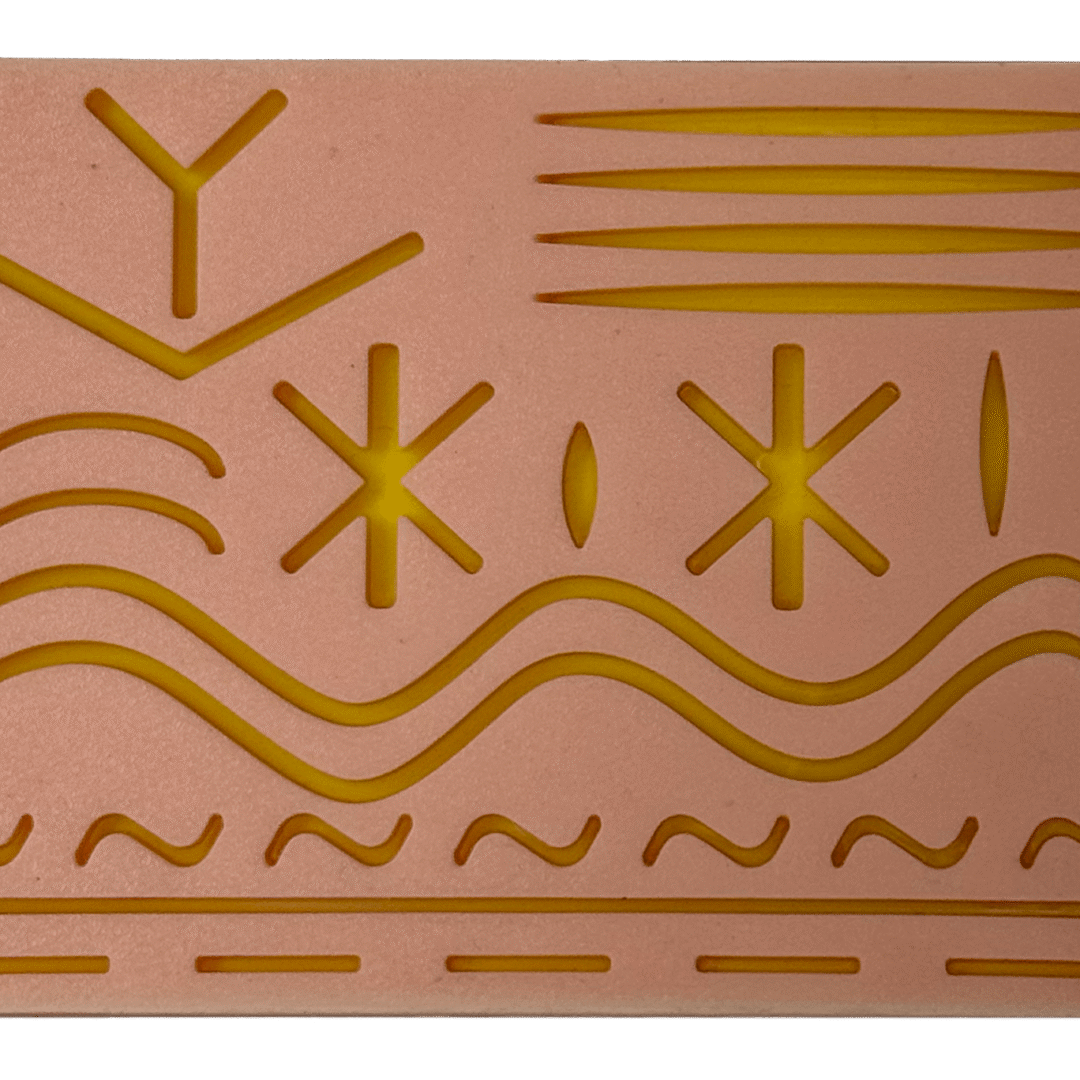 Almohadilla para practicar suturas 27 cortes