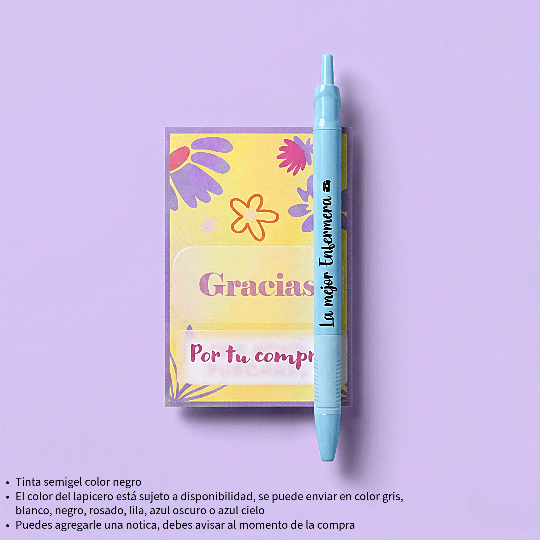 Lapicero Día de la Enfermería | Bolígrafo Enfermera Regalo Especial TMV