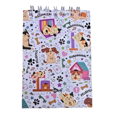 mini libreta vet comic pastel