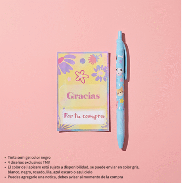 lapicero diseños tmv