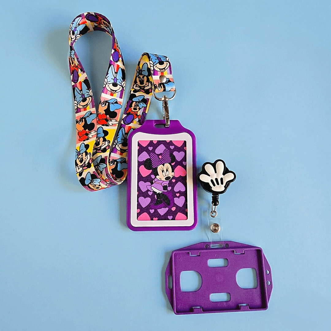 Kit Landyard + Yoyo + Escarapela Minnie Ref 023