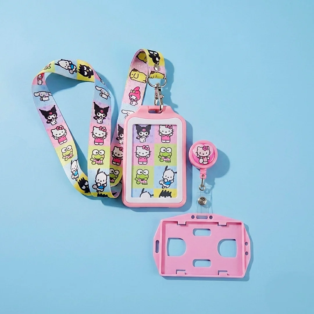Kit Landyard + Yoyo + Escarapela Sanrio