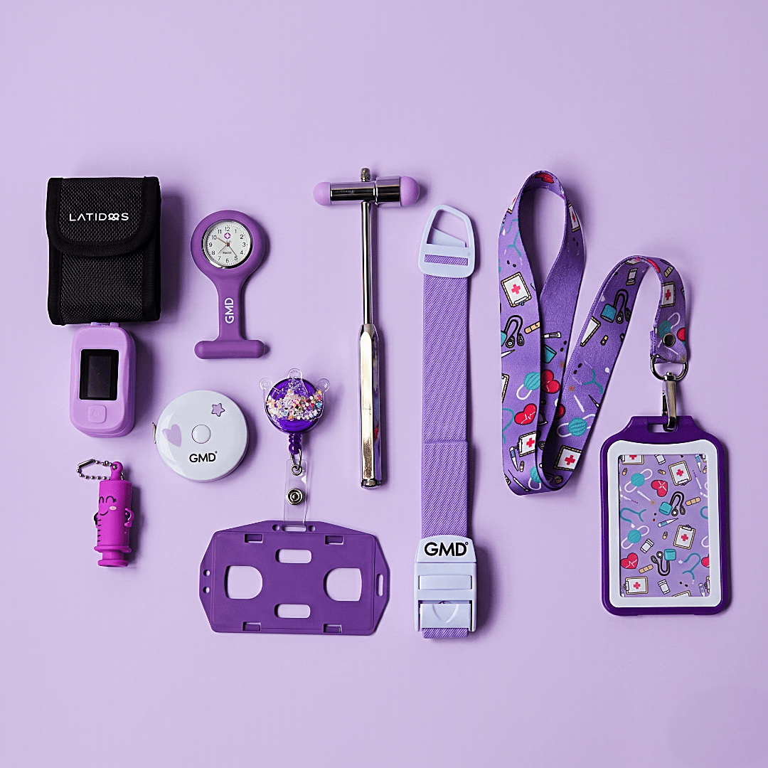 Kit Profesional de Enfermería y Salud con Oxímetro Profesional GMD y Accesorios Clínicos