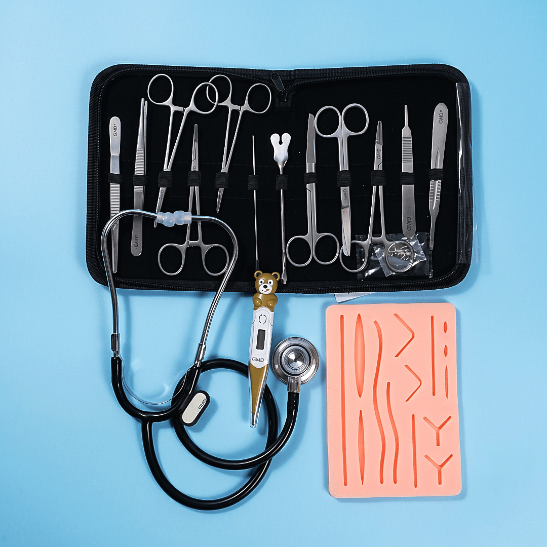 Kit Básico para Veterinaria GMD – Disección, Suturas y Valoración Clínica