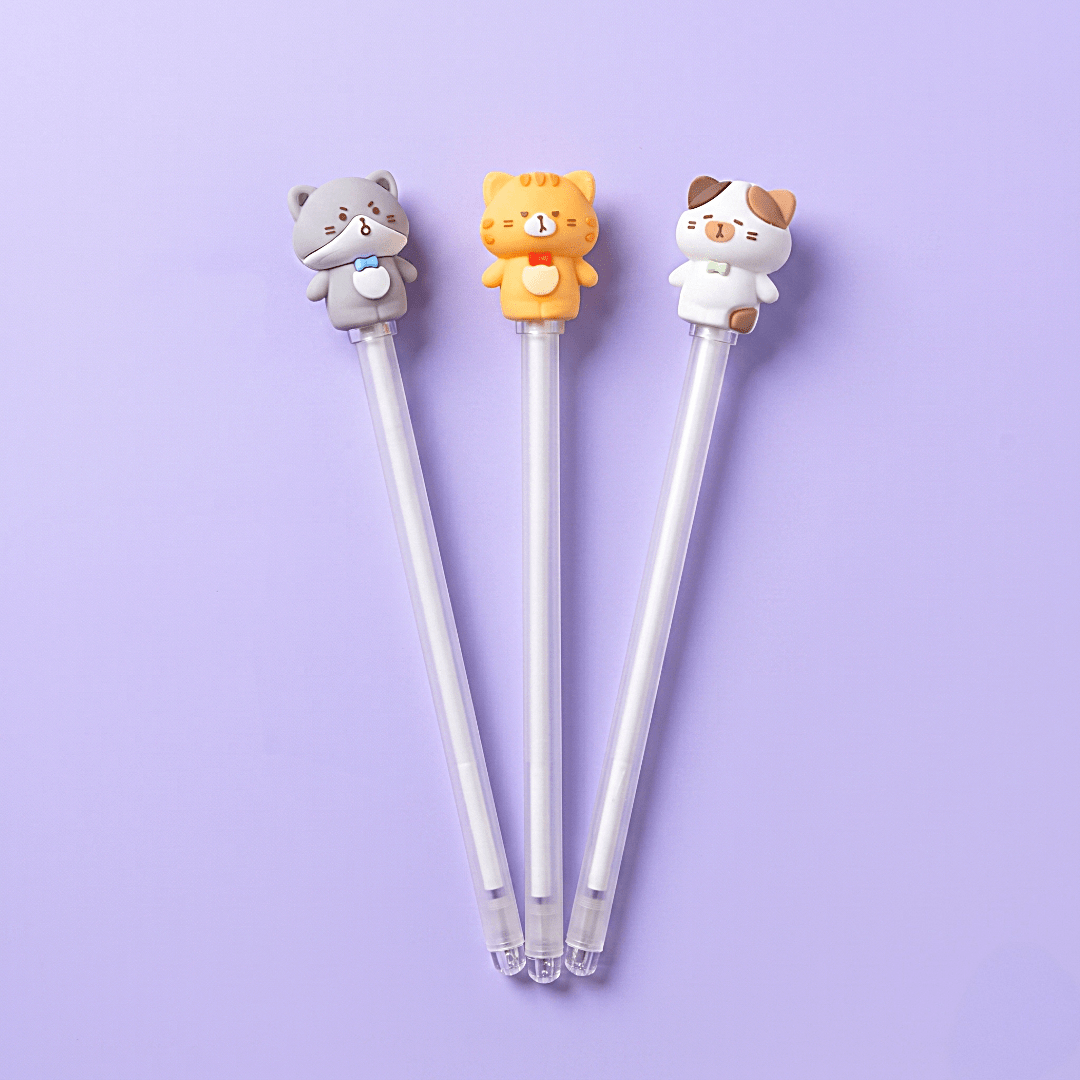 Lapicero Gel Gatitos Tiernos – Tinta Negra